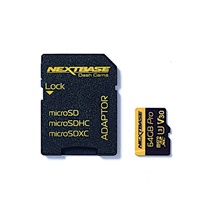 Click here for more details of the Nextbase 64gb U3 SD Card