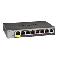 Click here for more details of the NETGEAR GS108T 8 Port Gigabit Ethernet Sma