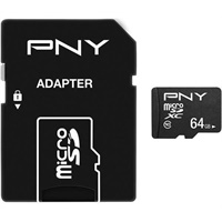 Click here for more details of the PNY 64GB Performance Class 10 MicroSDXC Me