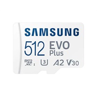 Click here for more details of the Samsung EVO Plus 512GB V30 A1 UHSI Class 1