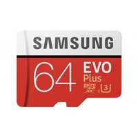 Click here for more details of the Samsung 64GB Evo Plus Micro SD Memory Card