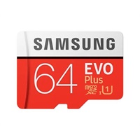 Click here for more details of the Samsung 64GB EVO Plus CL10 MicroSDXC Memor