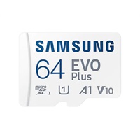 Click here for more details of the Samsung EVO Plus 64GB V30 A1 UHSI Class 10
