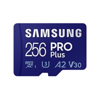 Click here for more details of the Samsung PRO Plus 256GB V30 A2 Class 10 Mic