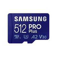 Click here for more details of the Samsung PRO Plus 512GB V30 A2 Class 10 Mic