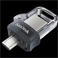 Click here for more details of the SanDisk Ultra Dual M3.0 USB-A Micro USB Fl