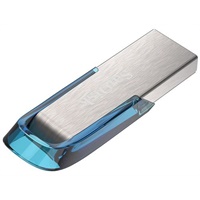 Click here for more details of the SanDisk 128GB Ultra Flair USB3 Blue Flash