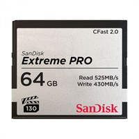 Click here for more details of the SanDisk Extreme PRO 64GB CFast 2.0 Memory