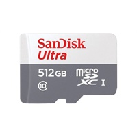 Click here for more details of the SanDisk Ultra 512GB UHS-I Class 10 MicroSD