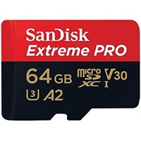 Click here for more details of the SanDisk Extreme PRO 64GB MicroSDXC Memory