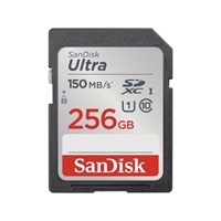 Click here for more details of the SanDisk Ultra 256GB SDXC UHS-I Class 10 Me