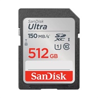 Click here for more details of the SanDisk Ultra 512GB SDXC UHS-I Class 10 Me