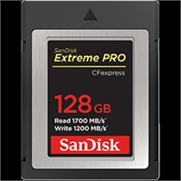 Click here for more details of the SanDisk 128GB Extreme Pro CFexpress Memory