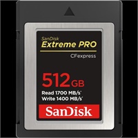 Click here for more details of the SanDisk 512GB Extreme Pro CFexpress Memory
