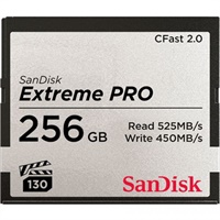 Click here for more details of the Sandisk Extreme Pro 256GB CFast 2.0 Memory