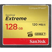 Click here for more details of the Sandisk 128GB Extreme Compact Flash Card