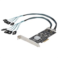 Click here for more details of the StarTech.com 8 Port 6Gbps SATA PCI Express