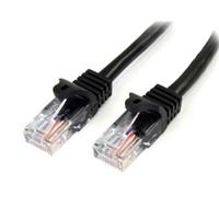 Click here for more details of the StarTech.com 1m Black Snagless Cat5e Patch
