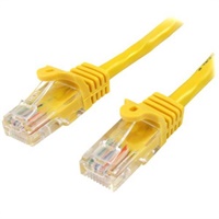 Click here for more details of the StarTech.com 0.5m Yellow Snagless Cat5e Pa