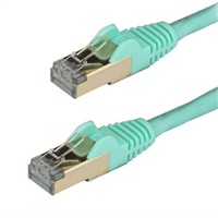 Click here for more details of the StarTech.com 0.5m Aqua Cat6a Ethernet STP