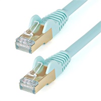 Click here for more details of the StarTech.com 7.5m CAT6a Aqua RJ45 10GbE ST