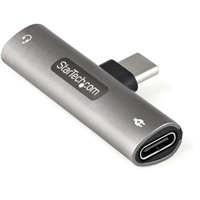 Click here for more details of the StarTech.com USB C Audio and Charge Adapte