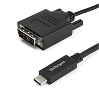Click here for more details of the StarTech.com 1m USB C to DVI Adapter Cable