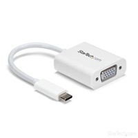 Click here for more details of the StarTech.com USB C to VGA Adapter White