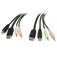 Click here for more details of the StarTech.com 6ft 4in1 USB DP KVM Switch Ca
