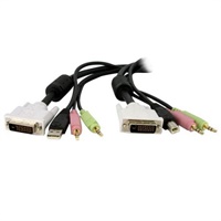 Click here for more details of the StarTech.com 6ft 4in1 USB DVID KVM Switch