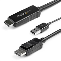 Click here for more details of the StarTech.com HDMI to DisplayPort 4K Cable