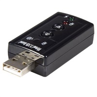 Click here for more details of the StarTech.com Virtual 7.1 USB Stereo Audio