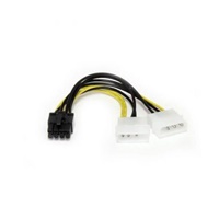 Click here for more details of the StarTech.com 6in LP4 to 8 Pin PCIE Video C