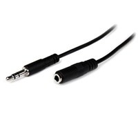 Click here for more details of the StarTech.com 1m Slim 3.5mm Extension Audio