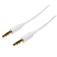 Click here for more details of the StarTech.com 1m White Slim 3.5mm Stereo Au