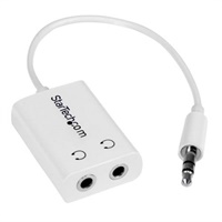 Click here for more details of the StarTech.com Mini Jack Headphone Splitter