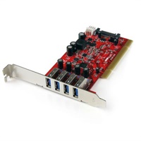 Click here for more details of the StarTech.com 4 Port SuperSpeed USB 3.0 PCI