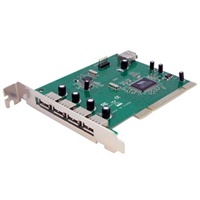 Click here for more details of the StarTech.com 7 Port PCI USB Card Adapter