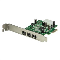 Click here for more details of the StarTech.com 3 Port 2b 1a PCI Express Fire