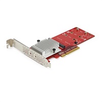 Click here for more details of the StarTech.com Dual M.2 PCIe SSD Adapter x8