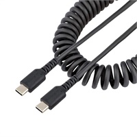 Click here for more details of the StarTech.com 0.5m USB C to USB C Coiled He