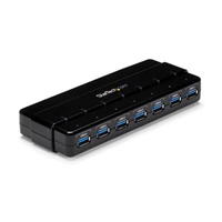 Click here for more details of the StarTech.com 7 Port SuperSpeed USB3 Hub wi