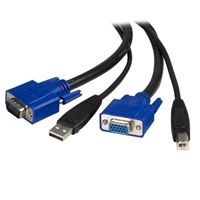 Click here for more details of the StarTech.com 10ft 2in1 Universal USB KVM C