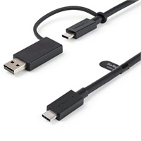 Click here for more details of the StarTech.com 1ms USB C Cable with USB A Ad
