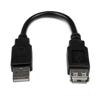 Click here for more details of the StarTech.com 6in USB 2.0 Extension Adapter