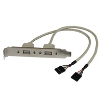 Click here for more details of the StarTech.com 2 Port USB A Female Slot Adap