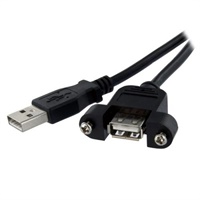 Click here for more details of the StarTech.com 1 ft Panel Mount USB Cable A