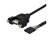 Click here for more details of the StarTech.com 1 ft Panel Mount USB Cable
