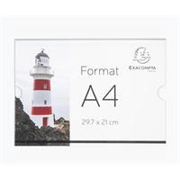Click here for more details of the Exacompta Wall Sign Holder A4 Landscape Of