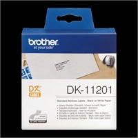Click here for more details of the Brother Black On White Address Label Roll
